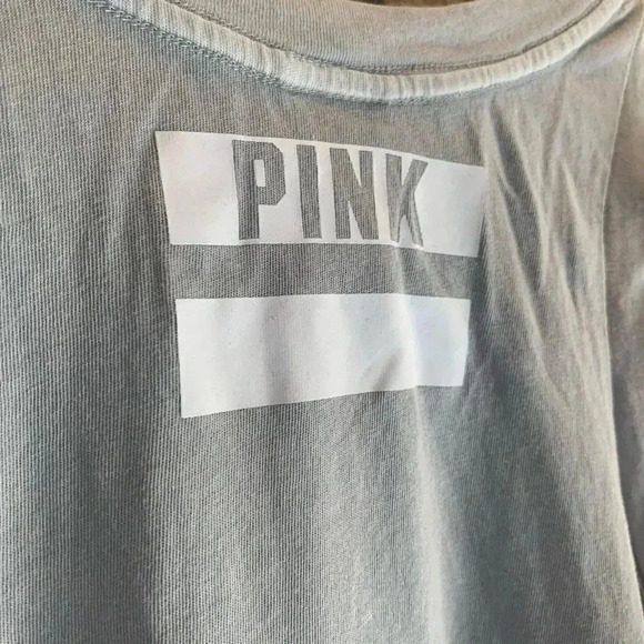 Pink Gray and White Tank Top - Picture 6 of 7